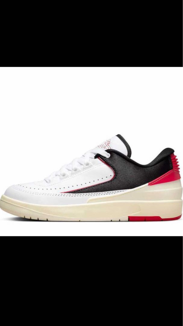 Nike WMNS Air Jordan 2 Retro Low "Black Satin" 22.5cm  23cm