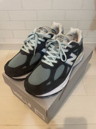 Kiss x New Balance 990V3 "CL" Steel Snubbull 26cm