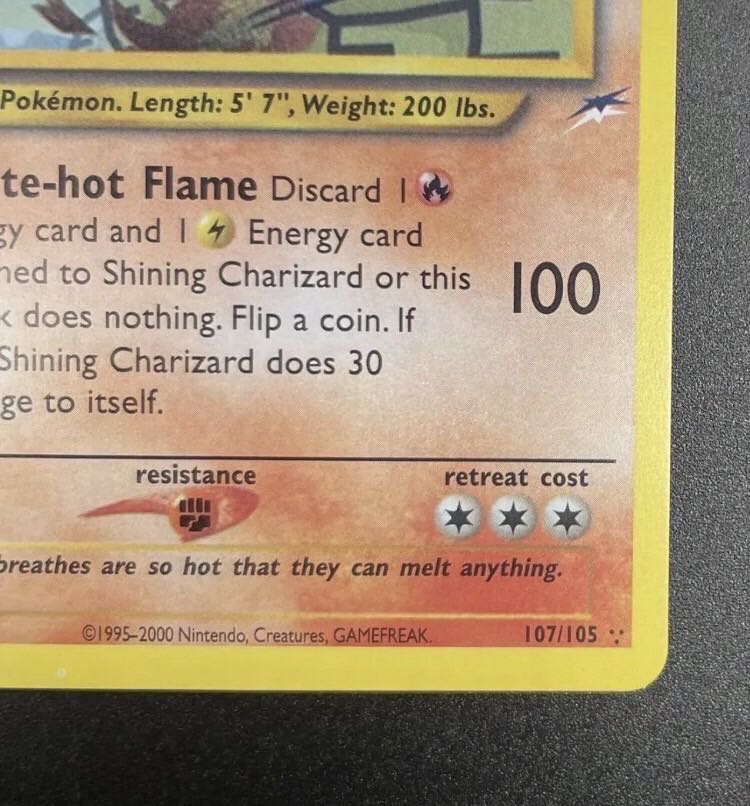 Pokémon Card Hikaru Charizard shining charizard 1st Edition ED English Qu Squirrel Tar type crystal type Lugia Lugia PSA BGS wjzhi