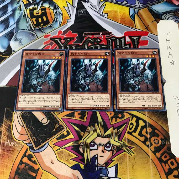 Fiendish Rhino Warrior EP15 1 Normal Set of 3 Terra