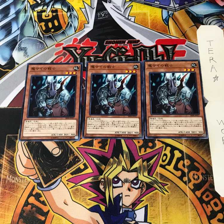 Fiendish Rhino Warrior SR06 3 Normal Set of 3 Tera