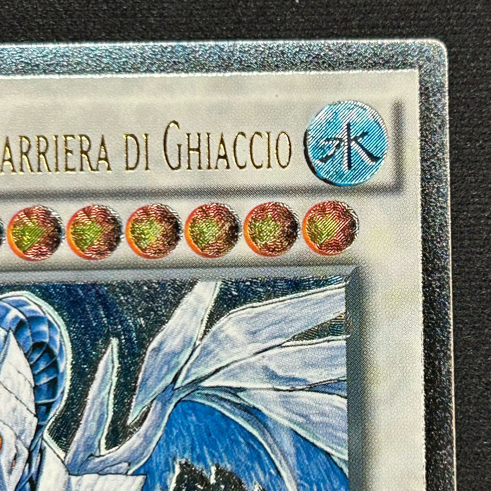 Trishula the Dragon of Ice Barrier Ultimate Rare AP08-IT001 Italian Edition [37-1013-09M]. 1枚