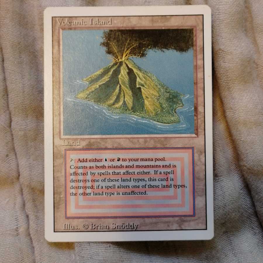 volcanic island