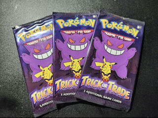 Pokemon cards trick or trade Halloween 3 pack