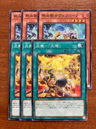 Yu-Gi-Oh Fire Dance - Tenki Coach Soldier Wolfbark Set of 3
