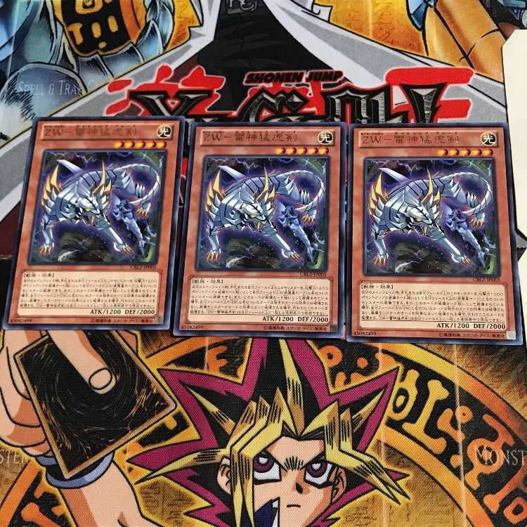 ZW-Lightning God Slashing Tiger Sword CBLZ 6 Rare Set of 3 Tera