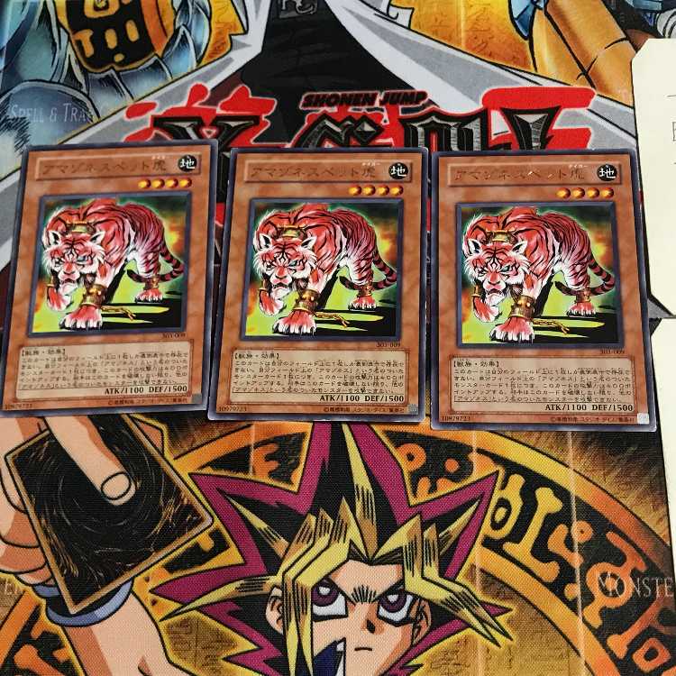 Amazoness Tiger 303 6 Rare Set of 3 Tera.