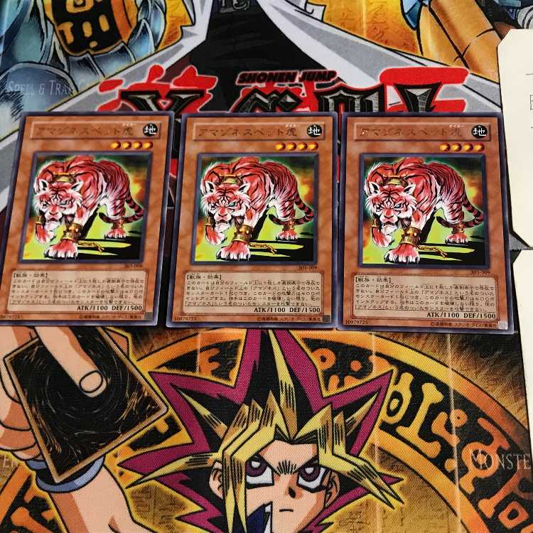 Amazoness Tiger 303 7 Rare Set of 3 Tera.