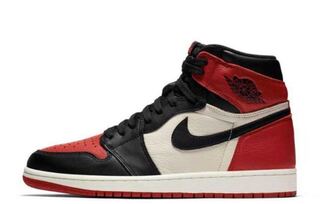 ナイキ エアジョーダン 1 レトロ ハイ OG "ブレッド トゥ bred toe" 555088-610 28cm