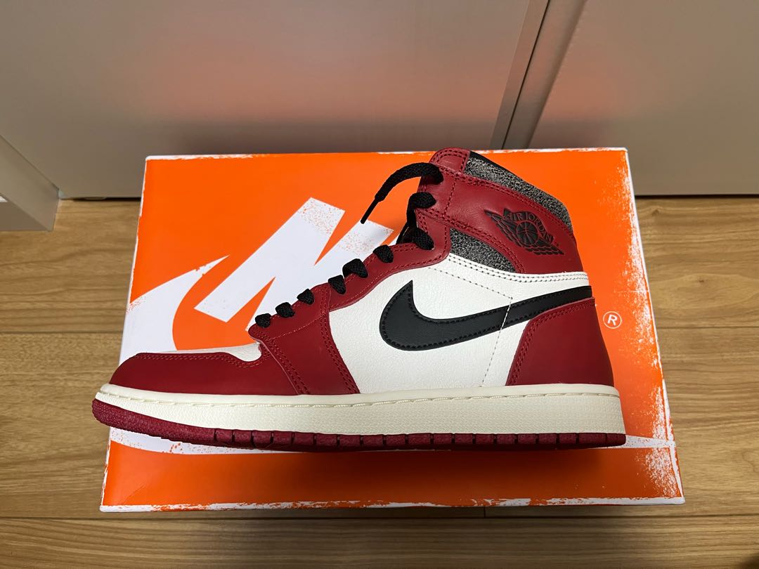 Nike Air Jordan 1 High OG "Disappear&Found/Chicago" Varsity Red/Black/Sail/Muslin 27cm