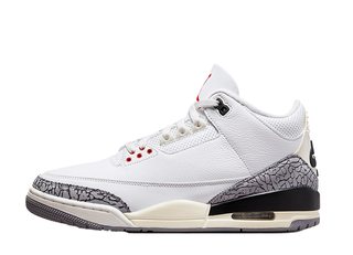 Nike Air Jordan 3 "Cement Reimagined" Summit HoWight/Fire Red/Black/Cement Grey 25cm