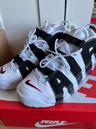 Nike Air More Uptempo HoWight/Black Varsity Red 29cm