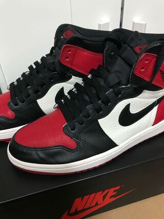 nikeair jordan 1 retro high og bred toe 27cm