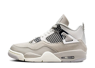 Nike Wmns Air Jordan 4 Retro "Frozen Moments" White/Silver 29cm