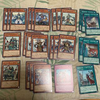 遊戯王　戦華デッキパーツ　戦華の雄ー張徳　戦華の孟ー曹徳　戦華智ー諸葛孔27枚