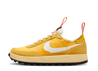 Tom Sachs x NikeCraft Wmns General Purpose Shoe "Yellow / Archive" Dark Sulfur/White-Light Cream 27cm