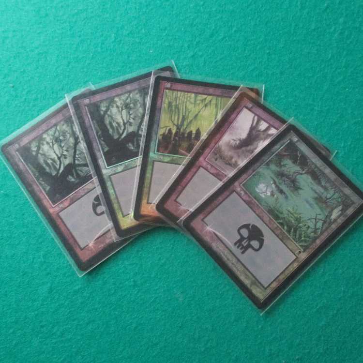 Old Frame/Swamp/Basic Land/foil/Odyssey