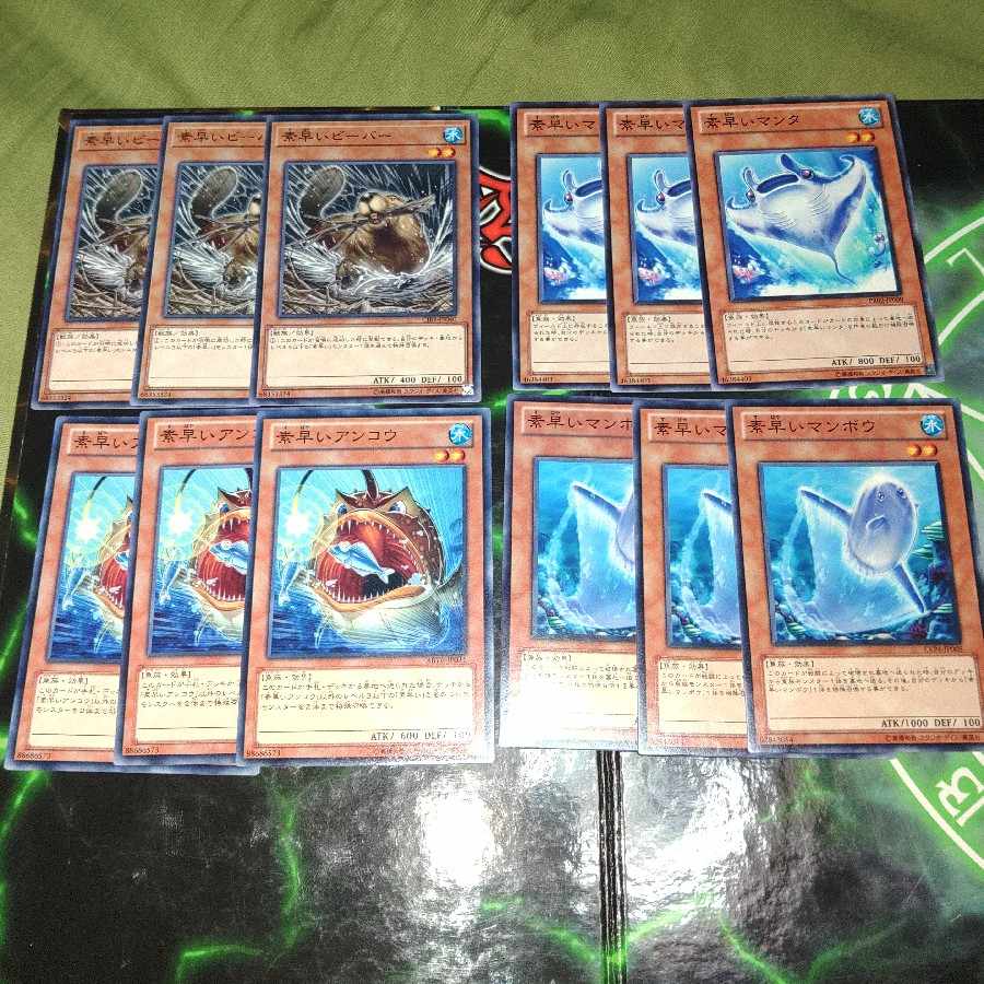 Nimble Beaver Anglerfish Deck Parts (Row S) Fish Tribe Beast Tribe Yu-Gi-Oh!