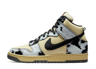 Nike Dunk High 1985 Sp "Black Acid Wash" Lemon Drop/Black Saturn Gold 30cm