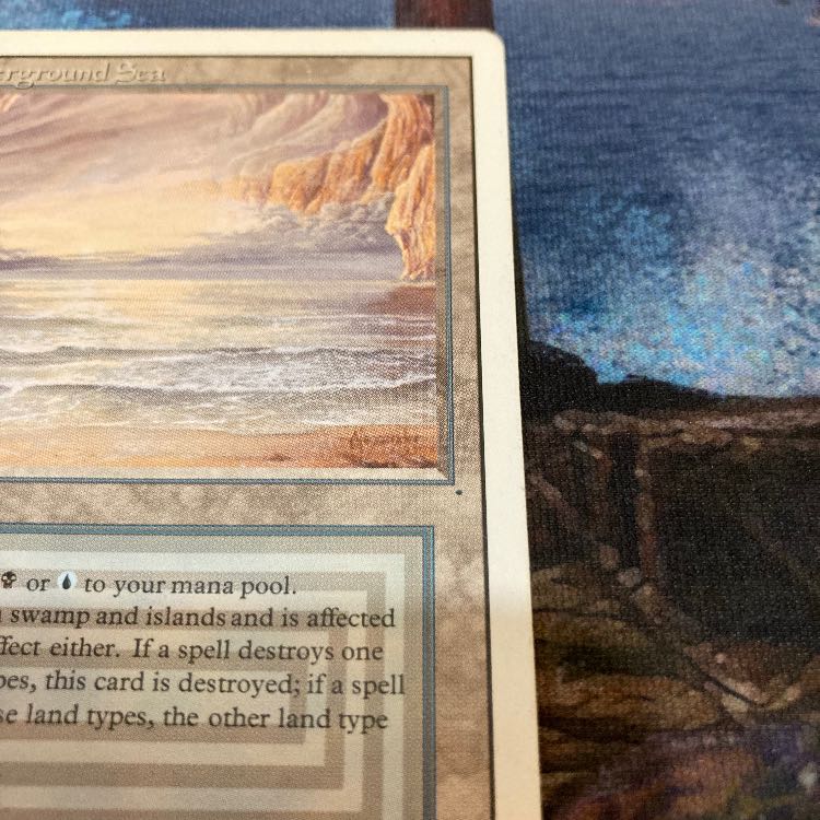 MTG Underground Sea EX+.