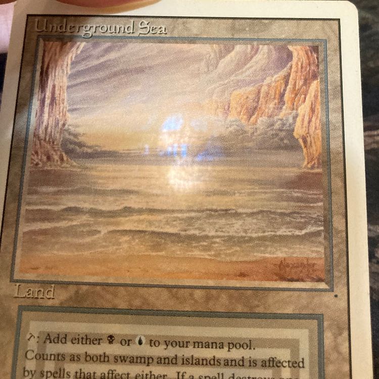 MTG Underground Sea EX+.