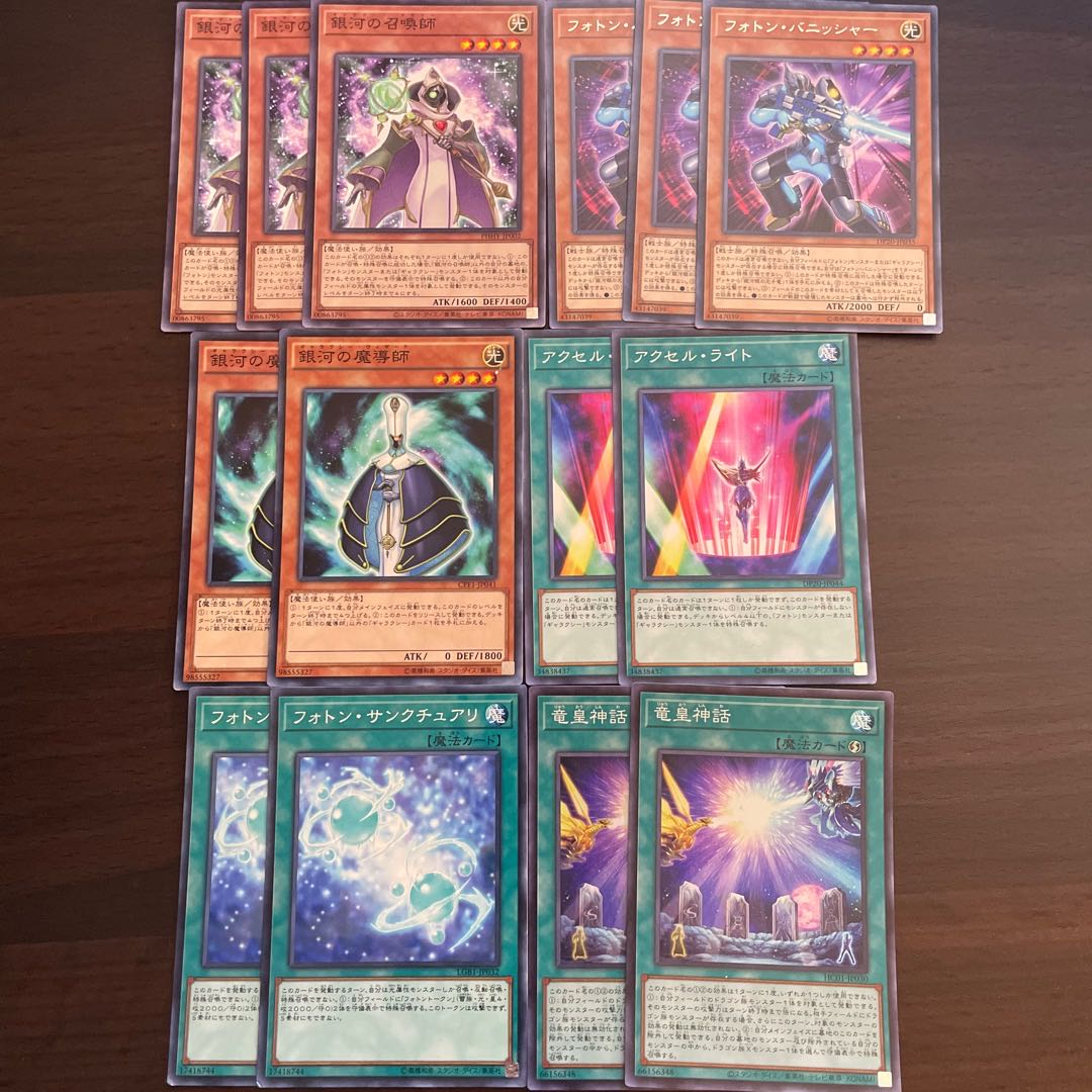 銀河眼構築済デッキ