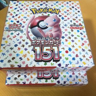 強化拡張パック「ポケモンカード151（イチゴーイチ）」 未開封BOX  2BOX