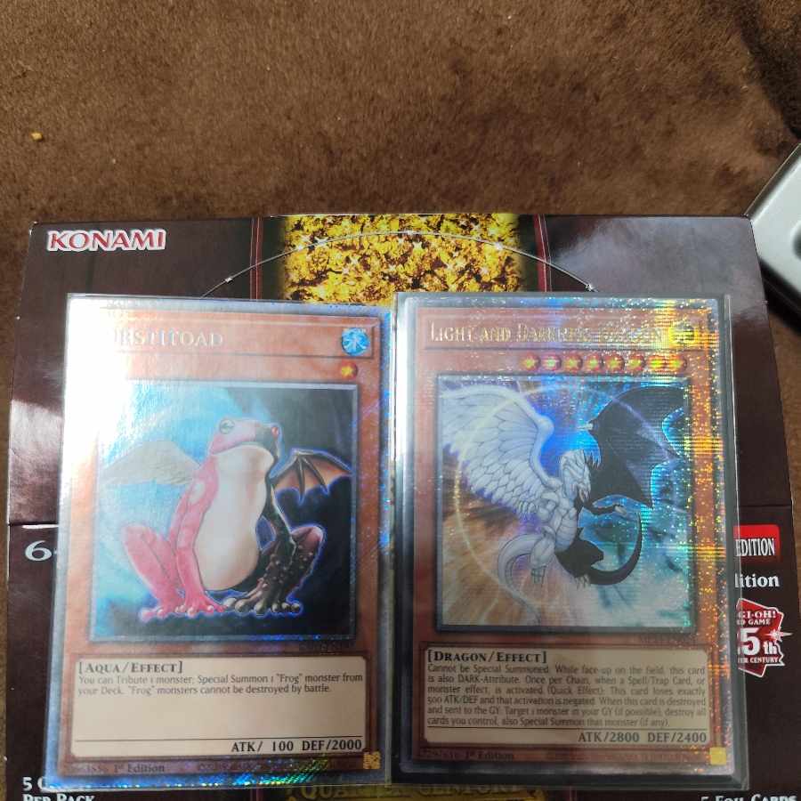 光と闇の竜 25th 海外版　と　イレカエル　プラチナシク