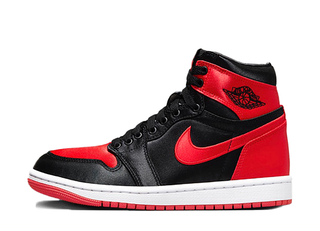 Nike WMNS Air Jordan 1 Retro High OG "Satin Bred "Black/University Red/White 29cm