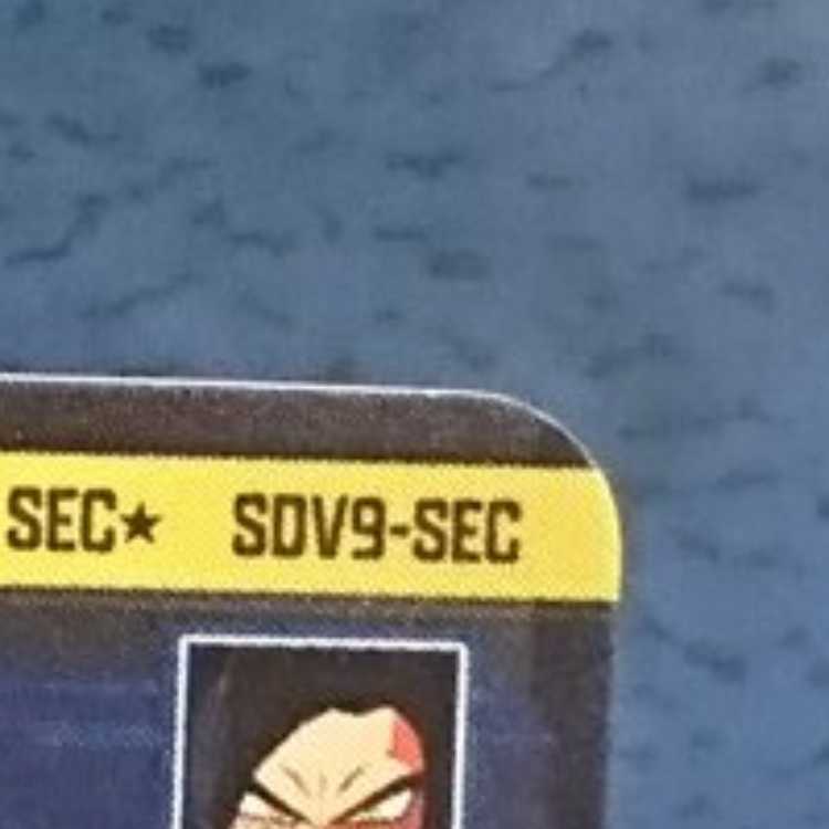DBSDV  9弾  SEC  孫悟空:GT(パラレル仕様) 1枚