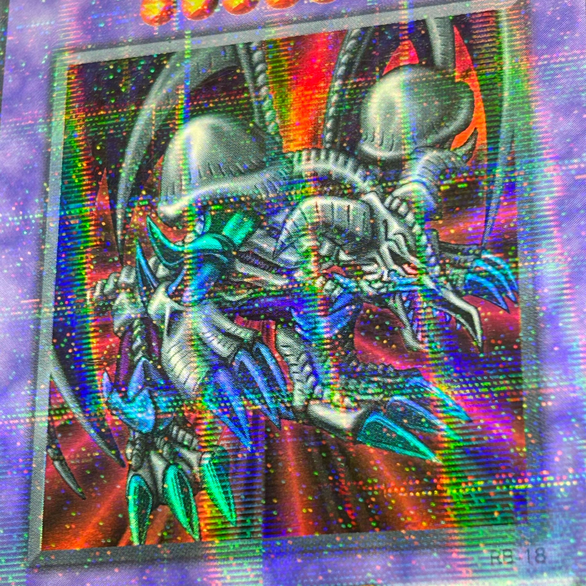 〔イタミ有〕ブラック・デーモンズ・ドラゴン ウルトラレアパラレル RB-18【37-1022-01M5】