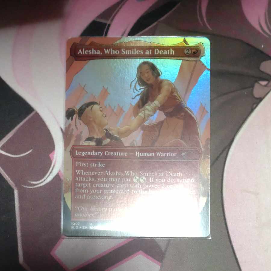 Alesha, Who Smiles at Death secret lair Foil