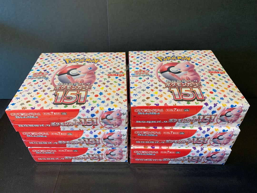 Enhanced Expansion Pack "Pokémon Card 151 (Ichigoichi)" Unopened box 6BOX