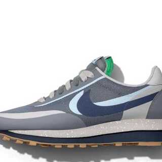 Clot x Sakai x Nike LD Waffle "Gray Obsidian/Cool Gray" 26cm