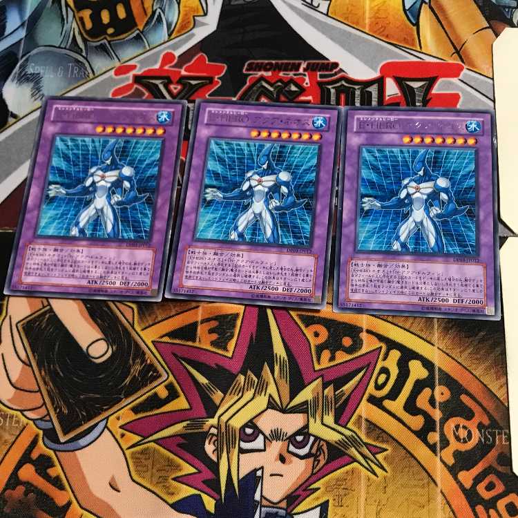 Elemental HERO Aqua Neos DP03 1 Rare Set of 3 Tera