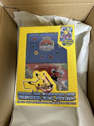 ポケモンワールドチャンピョンシップ2023横浜記念デッキ　ピカチュウex 1BOX