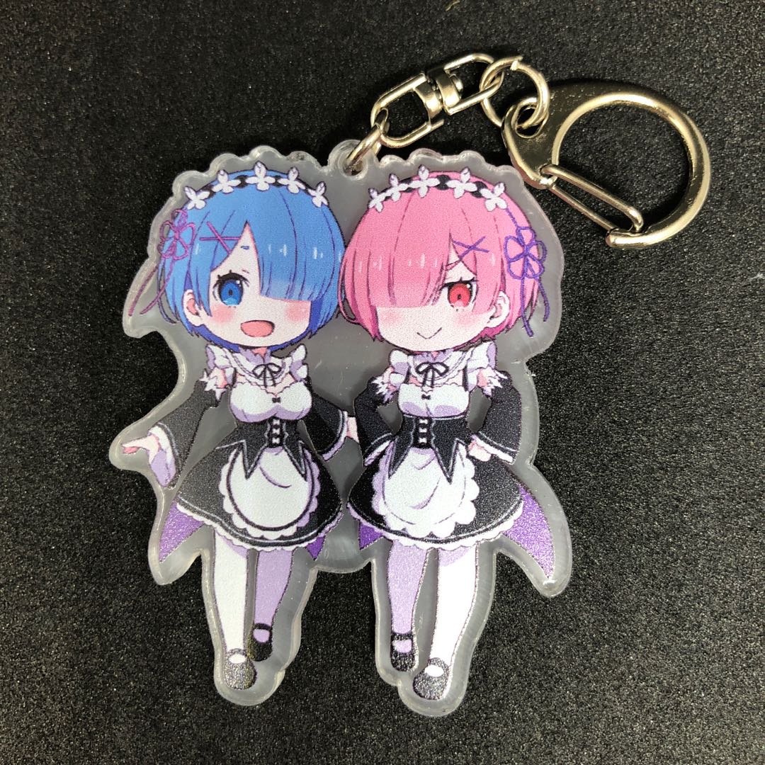 Re:ゼロから始める異世界生活 レム ラム キーホルダーの通販 ACT