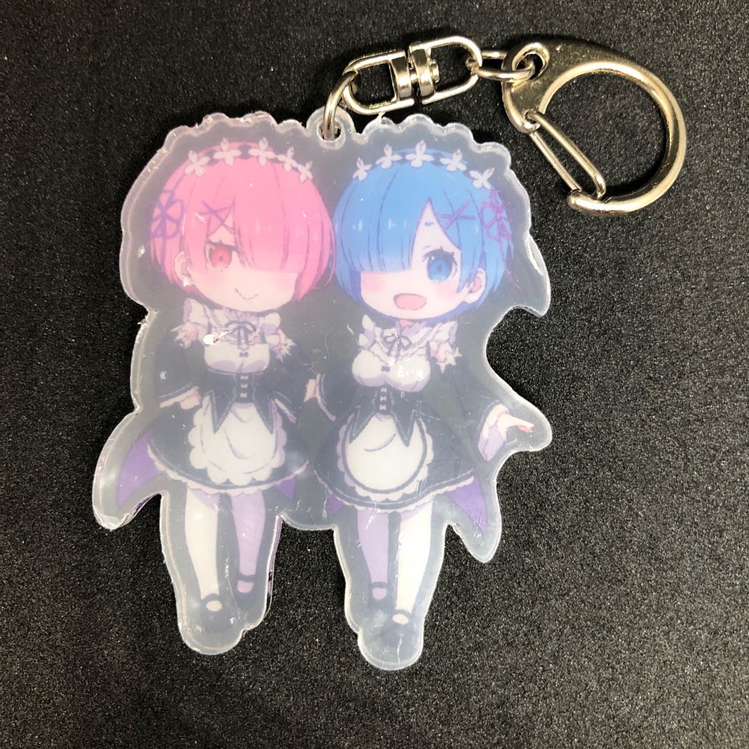 Re:ゼロから始める異世界生活 レム ラム キーホルダーの通販 ACT