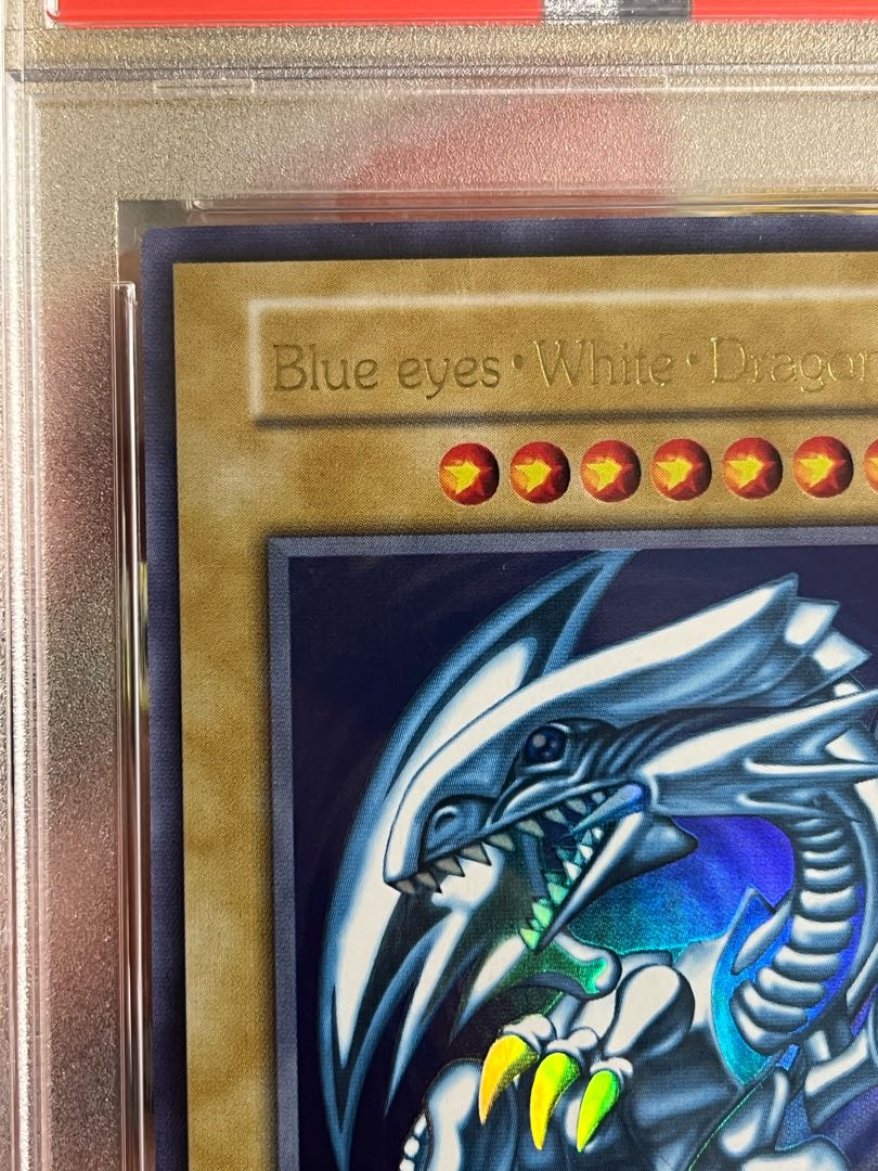 Yu-Gi-Oh! Blue-Eyes White Dragon English PSA9