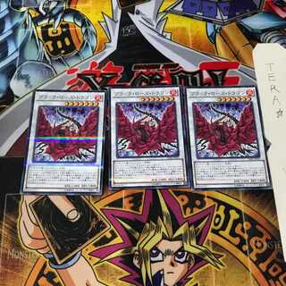 ブラック・ローズ・ドラゴン 20AP 3 ノーマルパラレル 3枚セット てら