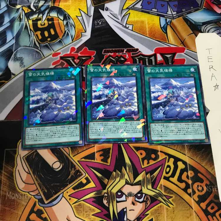 雪の天気模様 DBSW 4 ノーマルパラレル 3枚セット てら