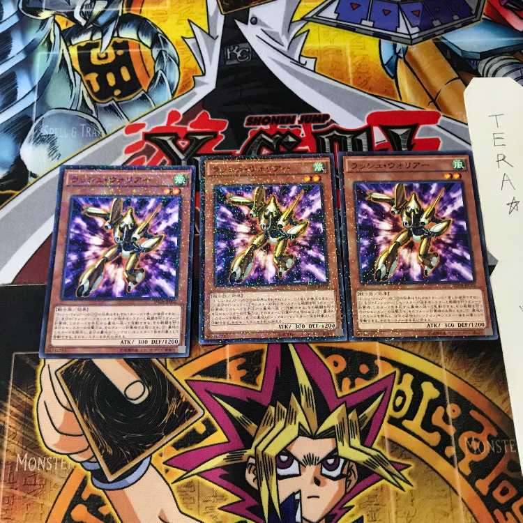 ラッシュ・ウォリアー SD28 8 ノーマルパラレル 3枚セット てら