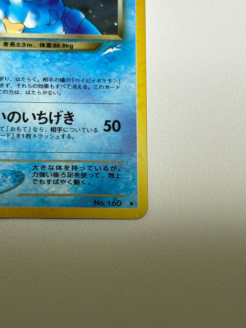 Bad Feraligatr Old Back 1枚