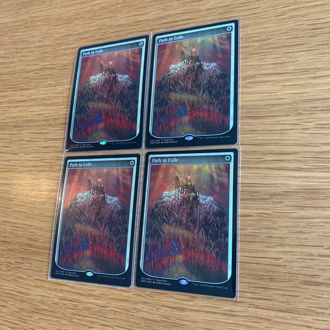 Foil 4枚セット 流刑への道 / Path to Exile GPプロモ
