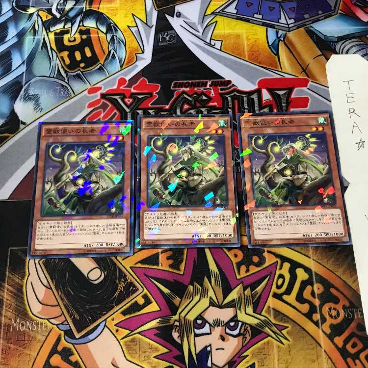 霊獣使いの長老 SPTR 6 ノーマルパラレル 3枚セット てら