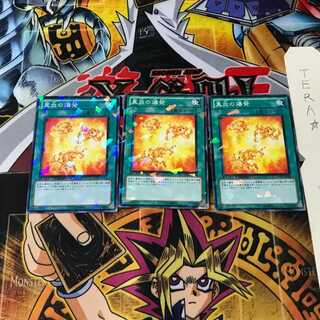 真炎の爆発 DT14 10 デュエルターミナル 3枚セット てら