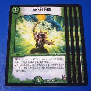 進化設計図　4枚【管理記号a】