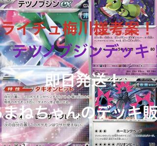 ライチュ梅川様考案！テツノブジンデッキ！新弾先取り！