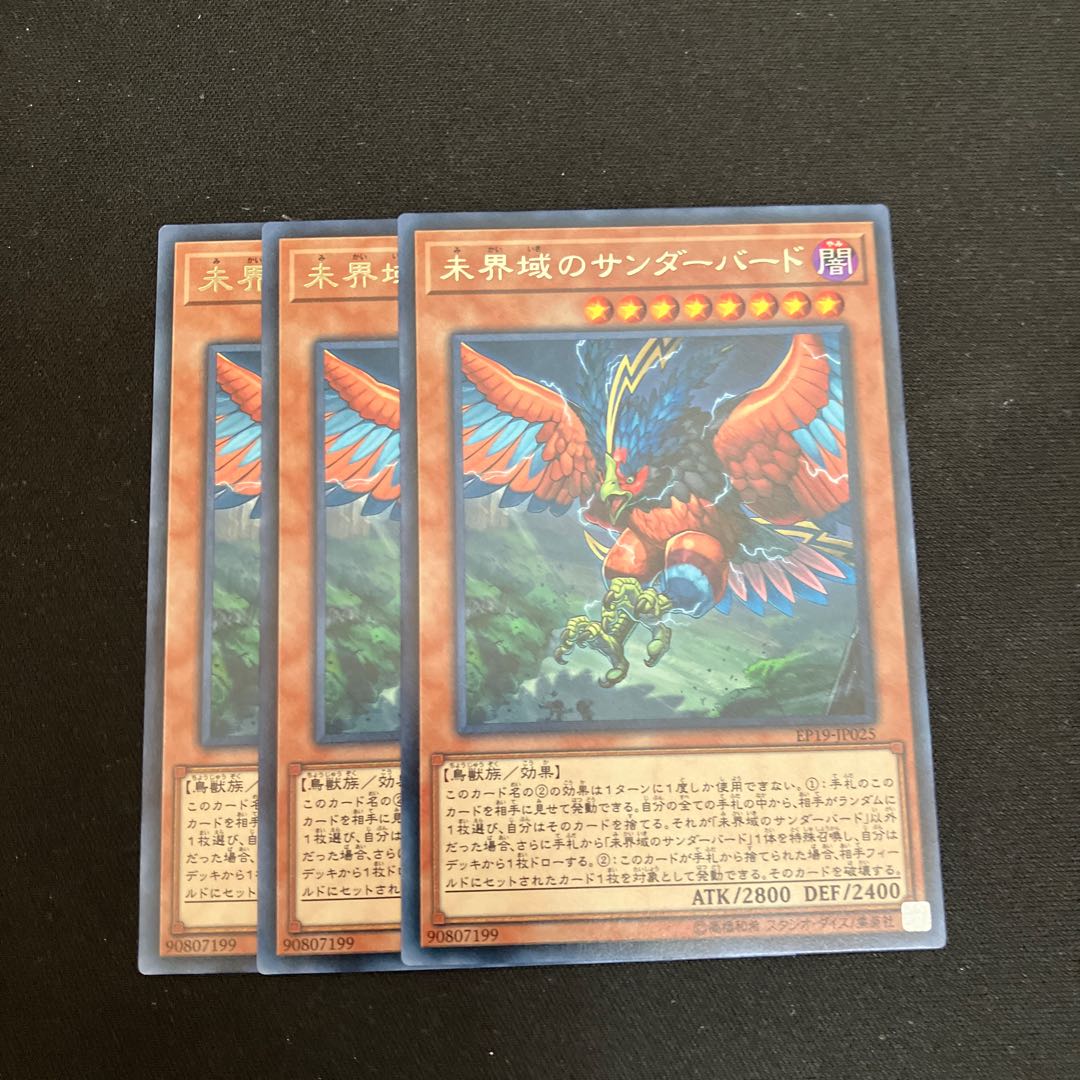 未界域のサンダーバード レア 3枚 特価品