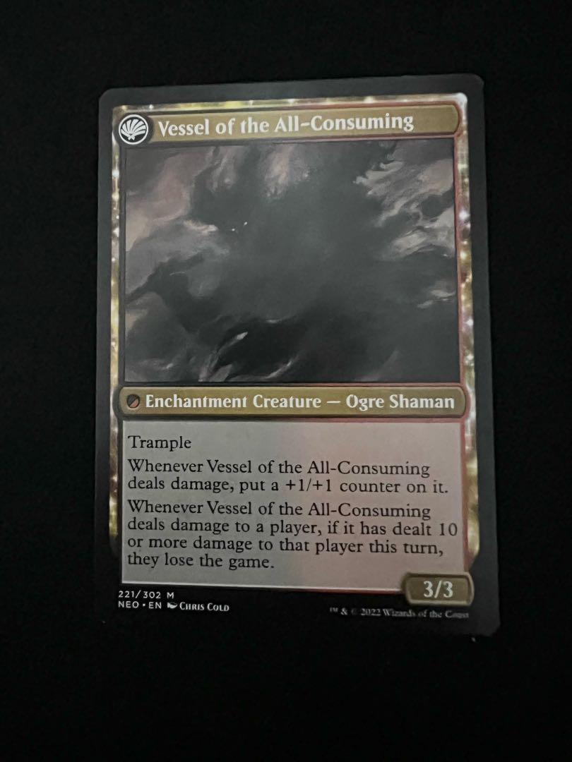 MTG Monumental Announcement Devours All Myth Rare 221/302
